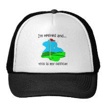 Retirement humour for golfers hat
