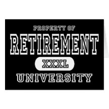 Retirement Univeristy Dark Cards