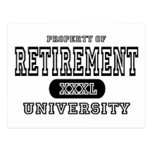 Retirement University Postcards