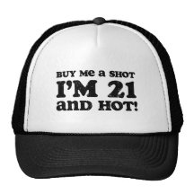 Retro 21 & Hot Birthday Mesh Hat