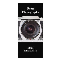 Retro 80s Camera Photographers Promotional Card