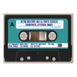 Retro 80s Cassette Tape Business Cards