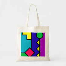 Retro 80s Colour Block Bag