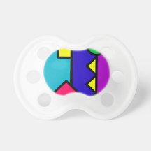 Retro 80s Colour Block Pacifiers