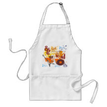 Retro 80's Music Apron
