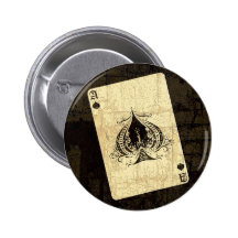 Retro Ace of Spades Pins