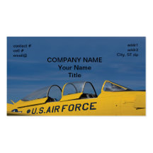 Retro Air Force Business Cards