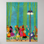 Retro and Art Deco Poster Print