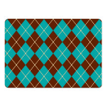 Retro Argyle Business Card