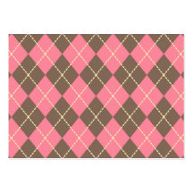 Retro Argyle Business Card