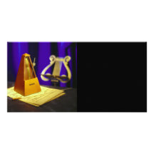 Retro Arts & Entertainment Elements 1 Custom Photo Card
