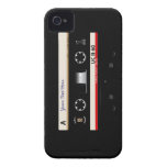 Retro Audio Cassette Mix Tape Funny  iPhone 4 Case