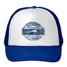 Retro Aviation Art Mesh Hats