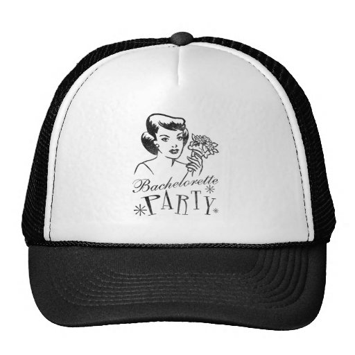 Retro Bachelorette Party Trucker Hat