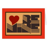 Retro Be Mine Card