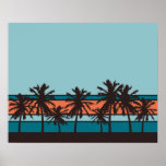 Retro Beach Poster