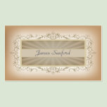 Retro Beige Tone Professional business cards