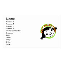 Retro Best Big Sister Ever Business Card