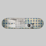 Retro Black & Blue Alpaca Skateboard skateboards