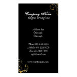 Retro Black Elegant Business Cards