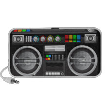 retro boom box ghetto blaster boombox portable speakers
