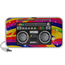 retro boom box ghetto blaster boombox travelling speaker