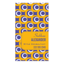 Retro Bubbles Business Card