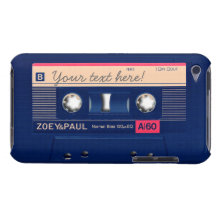 Retro Cassette Barely There iPod Cases