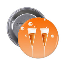 Retro Champagne Buttons
