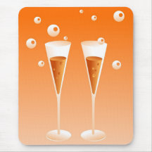 Retro Champagne Mousepad