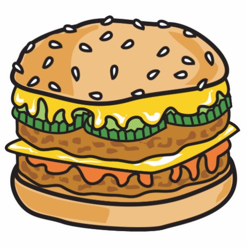 retro cheese hamburger photo sculpture