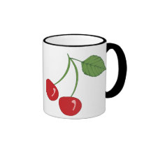 Retro Cherries Coffee Mugs