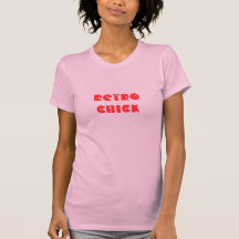 retro chick t-shirt