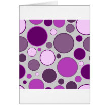 retro circles greeting cards