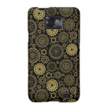 Retro Circles Seamless Pattern-Gold Tones Samsung Galaxy S Cover