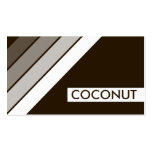 retro COCONUT Business Card