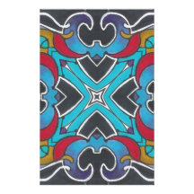 RETRO COMPANION ECLECTIC AND ELECTRIC GRAPHIC CUSTOM STATIONERY