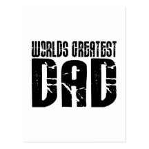 Retro Cool Dads : World's Greatest Dad Post Cards
