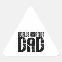 Retro Cool Dads : World's Greatest Dad Sticker