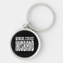 Retro Cool Husbands : Worlds Coolest Husband Keychain