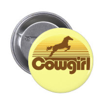 Retro Cowgirl Pins