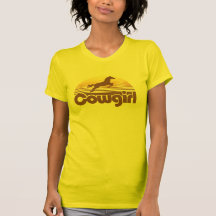 Retro Cowgirl T Shirt