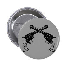 Retro Crossed Pistols Pin