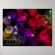 Retro Cubist Poster
