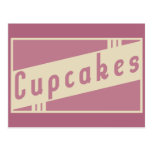 retro cupcakes postcards
