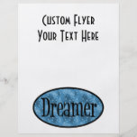 Retro Dreamer Star Logo - Blue Flyer