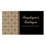 Retro Fabulous Business Card, Latte
