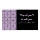 Retro Fabulous Business Card, Lavender