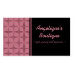 Retro Fabulous Business Card, Soft Pink