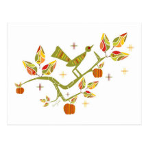 Retro Fall Post Cards